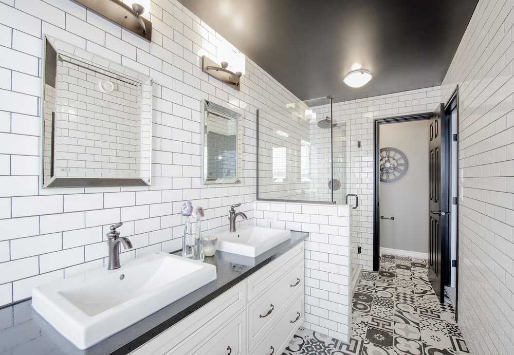 bathroom in a new home