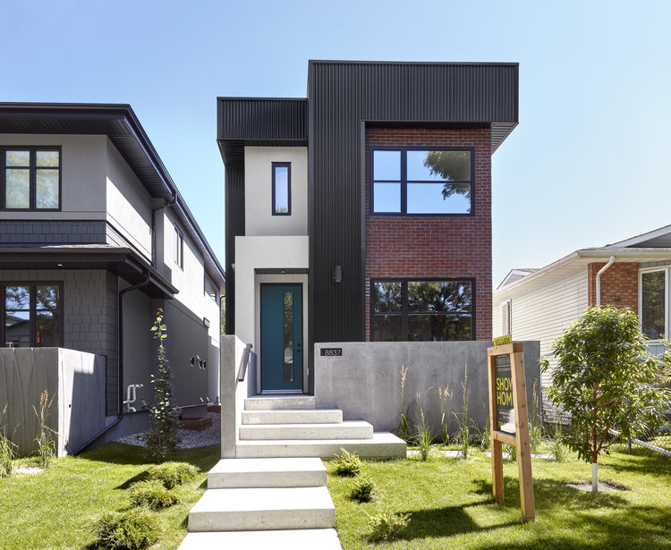 an infill home in edmonton