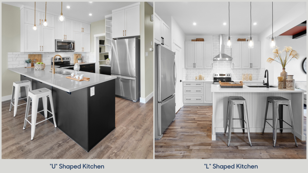 U-shaped vs L-shaped