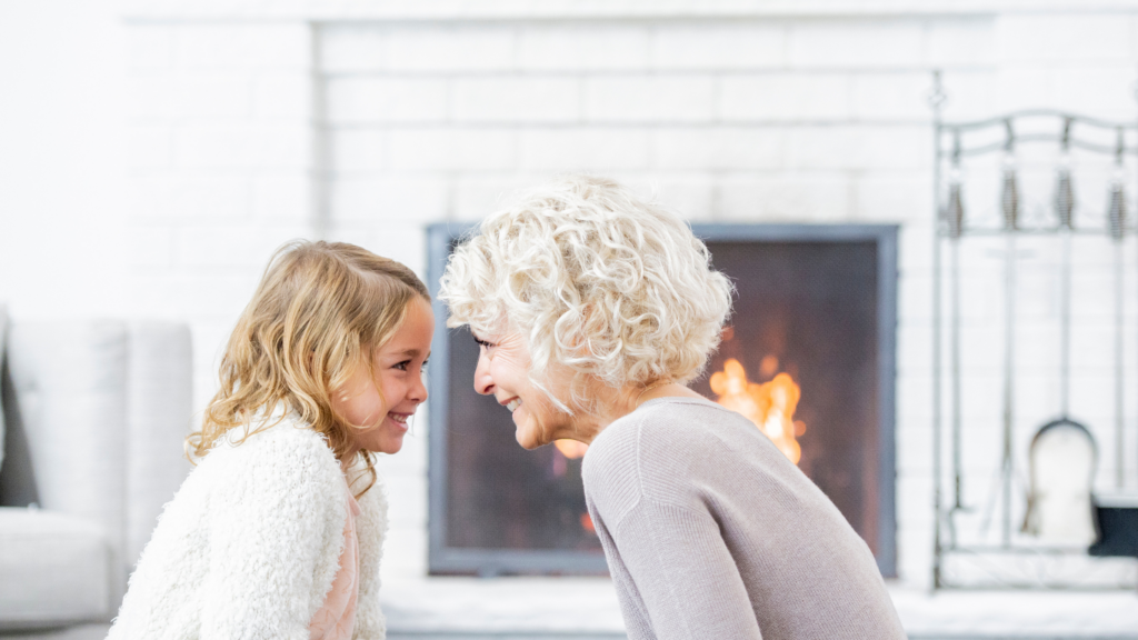 Grandma and child