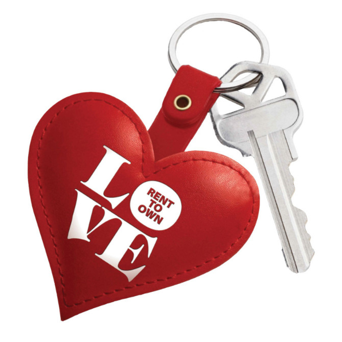 Keychain with Rent to Own Logo